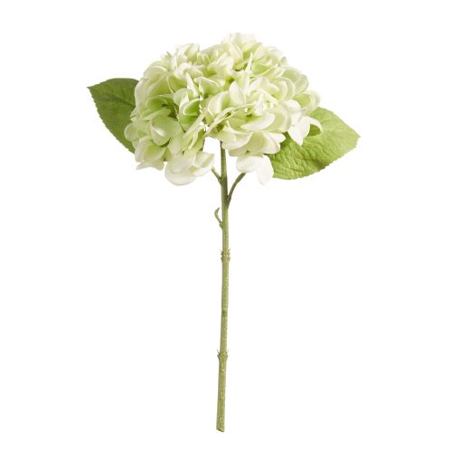 faux green hydrangea stems F4322680