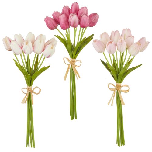 pink tulip stems