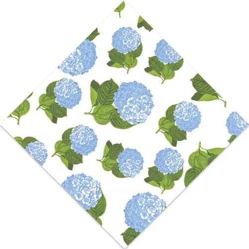 blue hydrangeas napkins set of 20