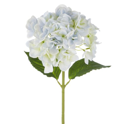 realistic blue faux hydrangea stems