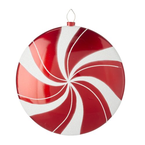 large 10"peppermint ornament decor